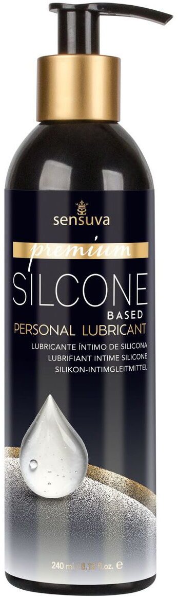 

Силиконовая смазка Sensuva Premium Silicone (240 мл), без глицерина, парабенов и ментола