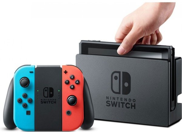 Акція на Nintendo Switch Console with Neon Red & Blue Joy-Con від Y.UA