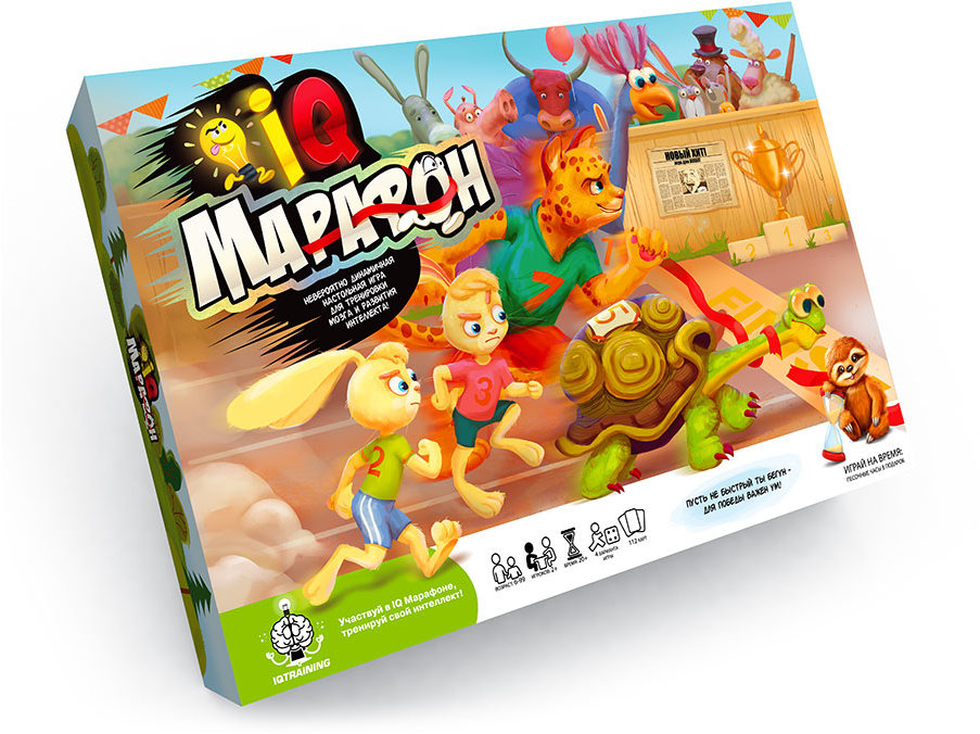 

Настольная игра Danko Toys Iq Марафон рус