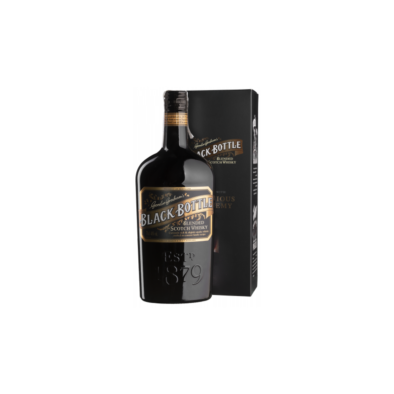 Акція на Виски Black Bottle Black Bottle, gift box (0,7 л.) (BW95073) від Stylus