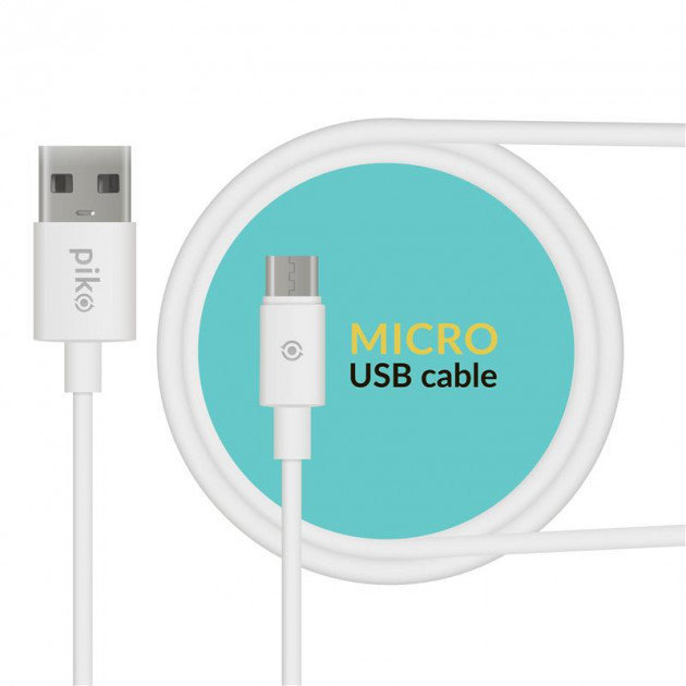 

Piko Usb Cable microUSB 1.2m White (CB-UM11)