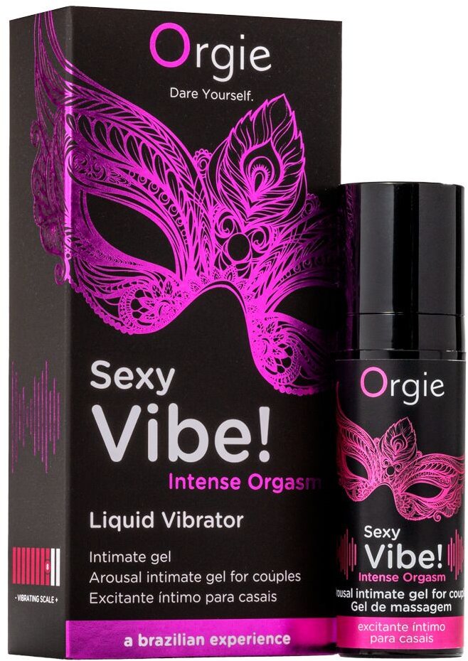 

Рідкий вібратор Orgie Sexy Vibe! Intense Orgasm, 15 мл, тепло-холод, дуже потужний