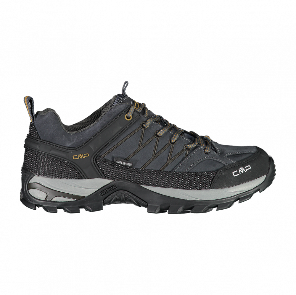 

Кроссовки Cmp Rigel Low Trekking Shoe Wp (3Q13247-68UH) 39 (40) темно-серые натуральная замша демисезон