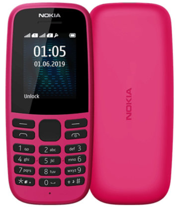 

Nokia 105 Single Sim 2019 Pink (UA UCRF)