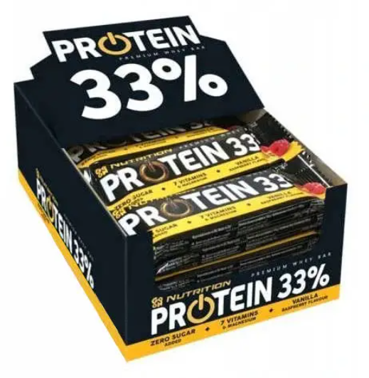 

Протеїнові батончики GoOn Nutrition Protein 33% Bar 25x50g Vanilla-Rapsberry