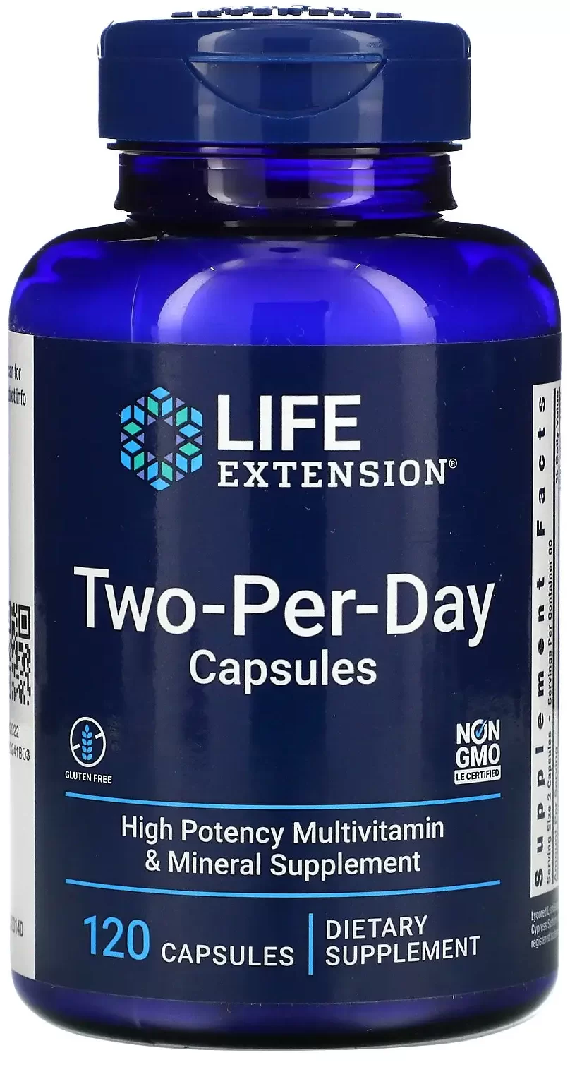 

Life Extension Two-Per-Day 120 Caps Мультівітаміни