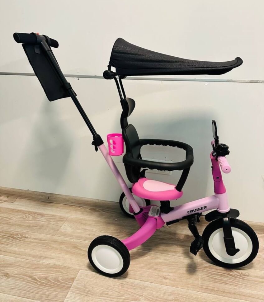 Акція на Велосипед Tri-cycle 6в1 Cruiser Versa Pink від Stylus