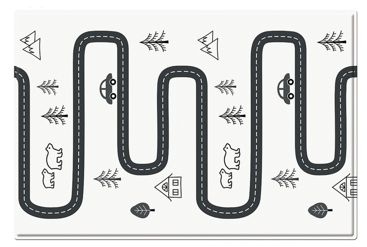 

Коврик BabyCare Nordic Trails Morning Fog W/arrows (2100X1400X13 мм)