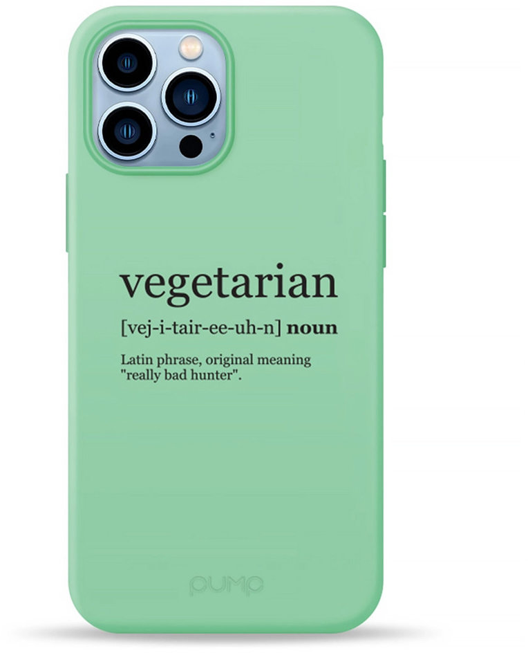 

Pump Silicone Minimalistic Case Vegetarian Wiki (PMSLMN13PROMAX-4/253) for iPhone 13 Pro Max