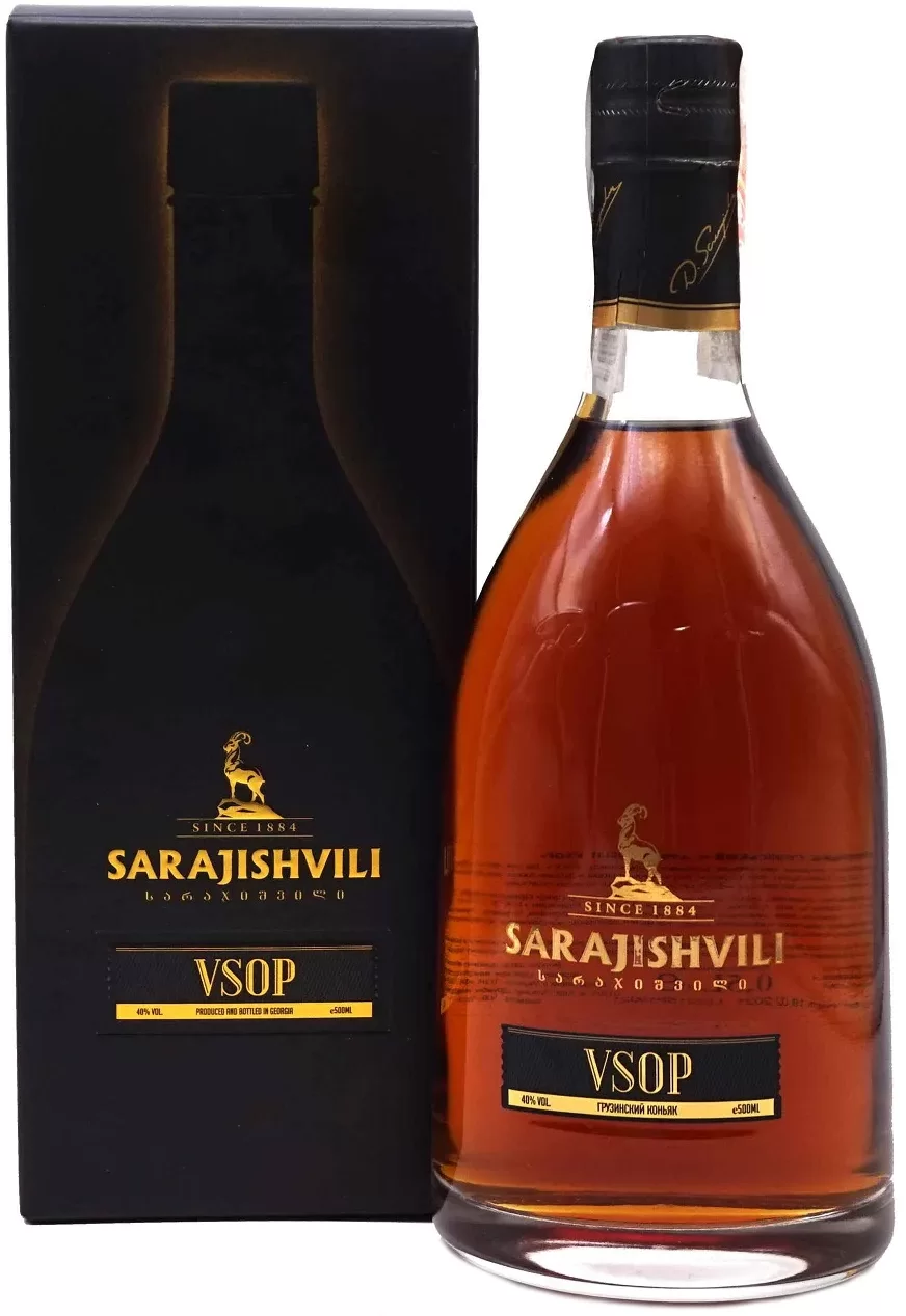 

Бренди Sarajishvili Vsop 0.5 л (DIS4860018009183)