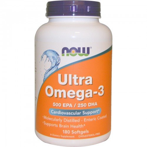 

Now Foods Ultra Omega 3 Fish Oil 180 Sgels Омега 3, риб'ячий жир