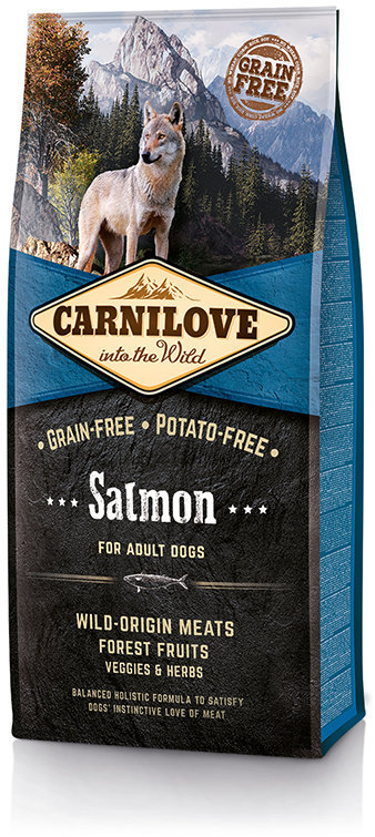 Акція на Сухой корм для взрослых собак Carnilove Salmon Adult 12 кг (8595602508907) від Stylus