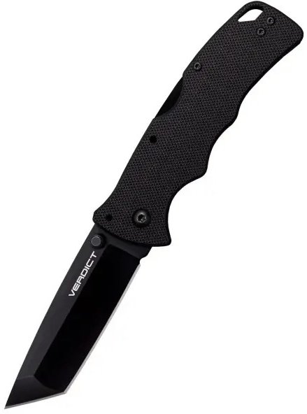 Акція на Cold Steel 3" Verdict Tanto AUS10A Black (CST CS-FL-C3T10A) від Stylus