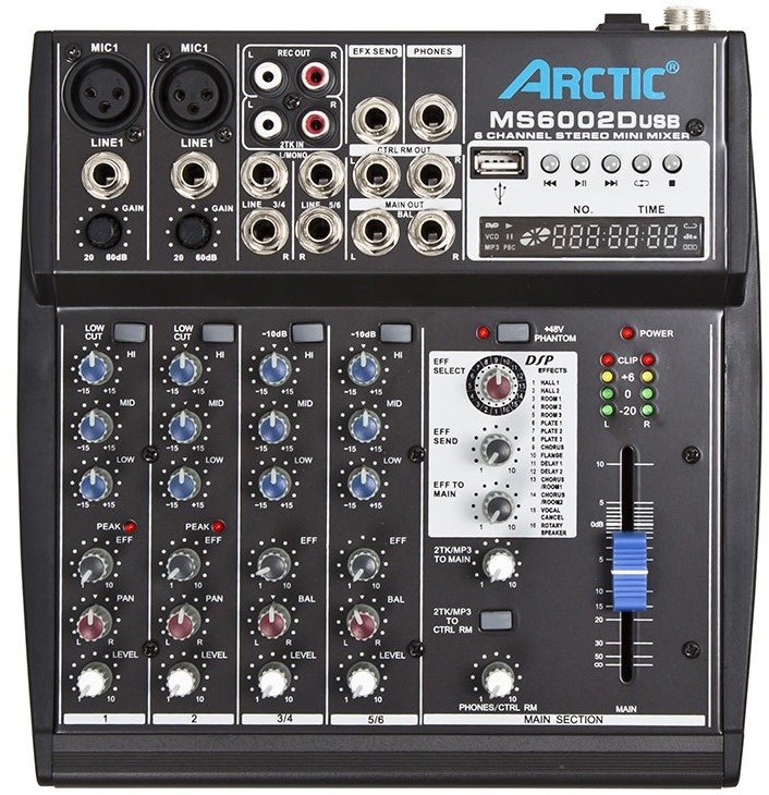 

Микшерный пульт Arctic MS602MUSB