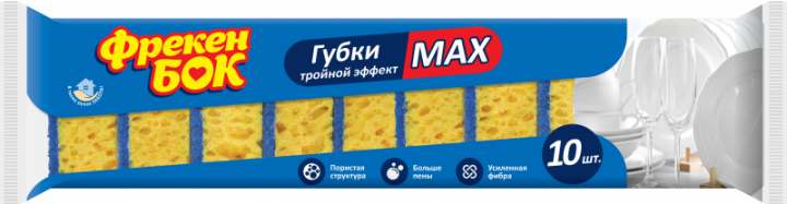 

Губка кухонная Фрекен Бок Max 10 шт.