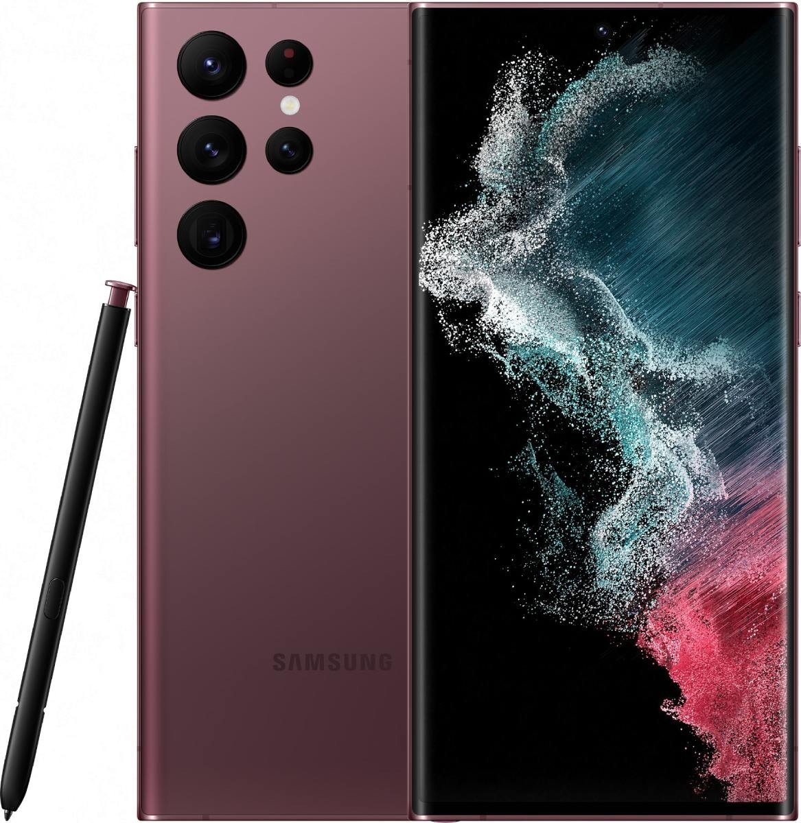 Акція на Samsung Galaxy S22 Ultra 12/512GB Dual Burgundy S9080 (Snapdragon) від Y.UA