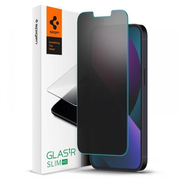 

Spigen Tempered Glass tR Slim Hd Transparency Sensor Open Privacy (AGL03384) for iPhone 14 Plus | 13 Pro Max