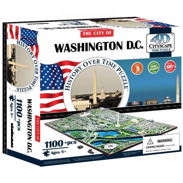 Акция на Пазл 4D Cityscape Вашингтон США (40018) от Y.UA