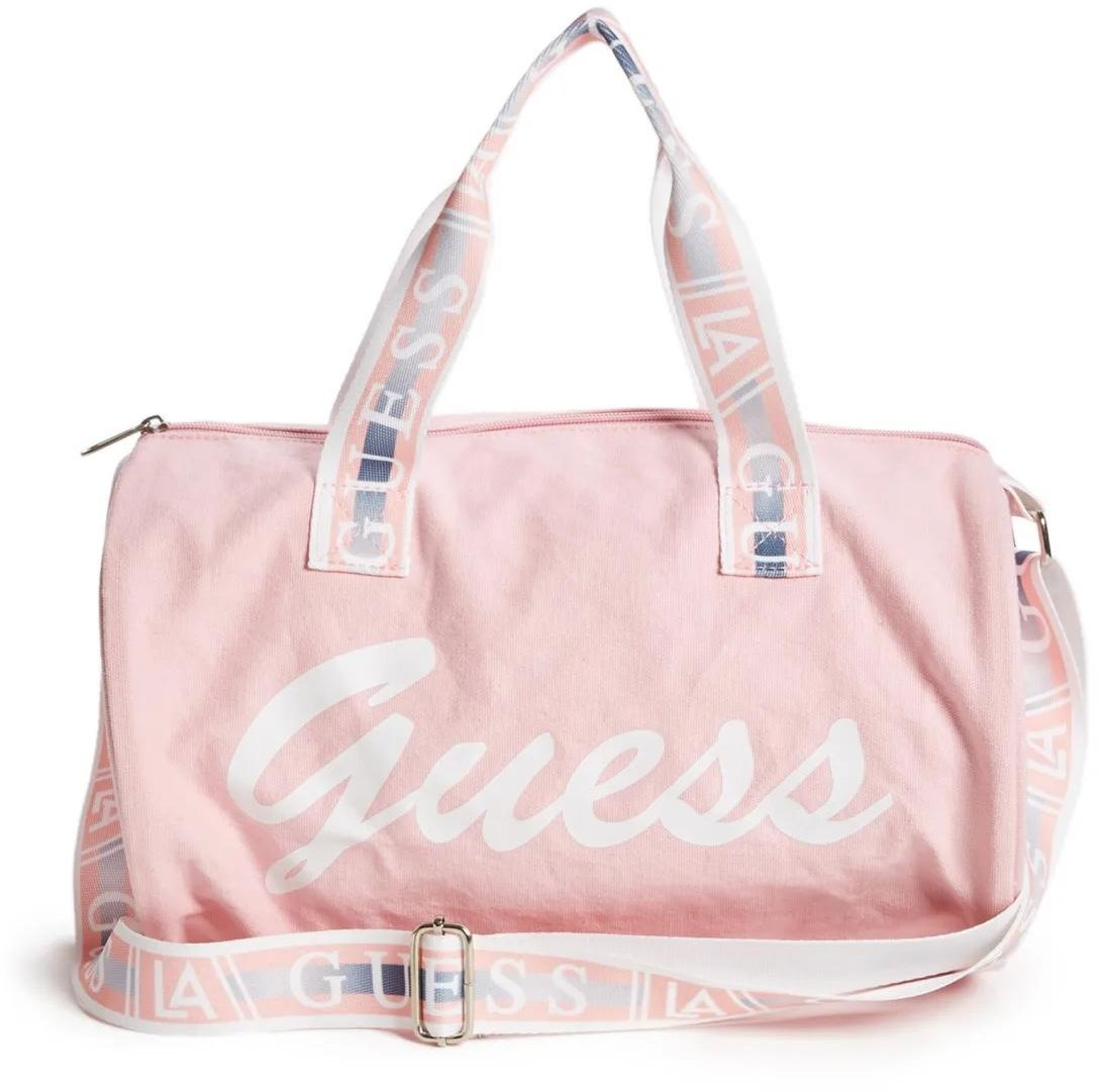 

Жіноча спортивна сумка Guess рожева (677878684153)