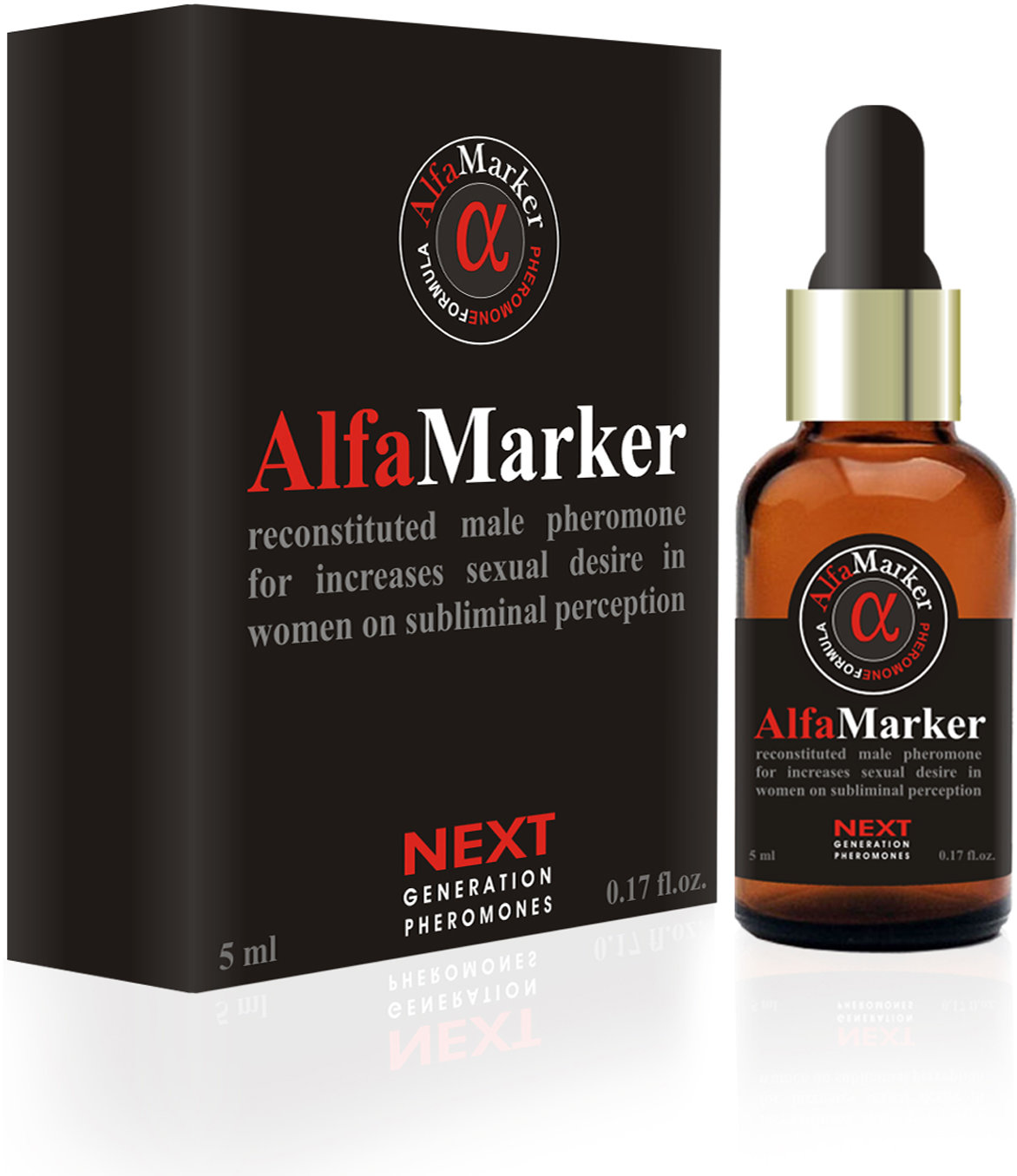 

Ароматна есенція з феромонами для чоловіків AlfaMarker for Men, 5 мл