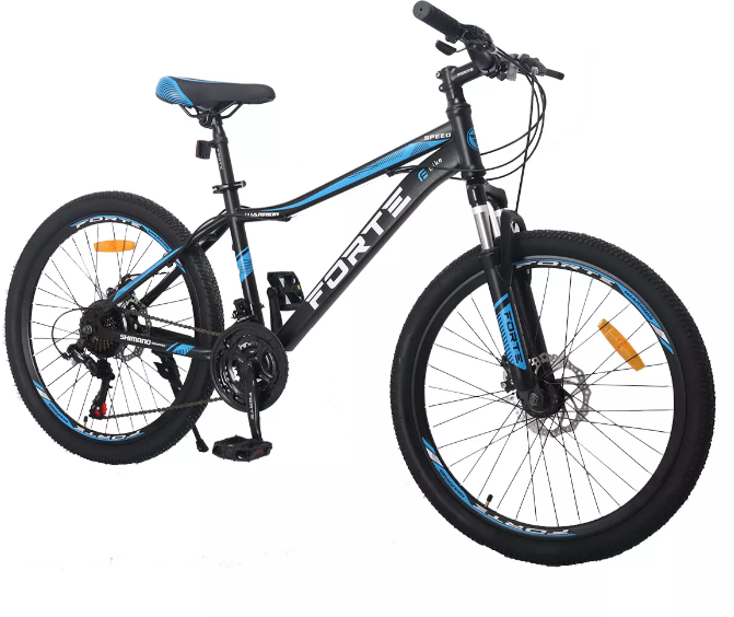 Акція на Велосипед Forte Warrior сталь.рама 13" колеса 26" сине-чёрный (127407) від Stylus