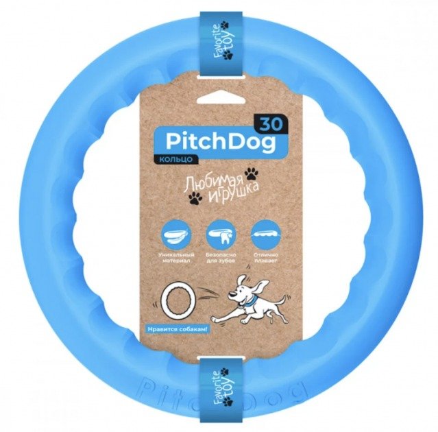 Акція на Кольцо для апортировки Collar PitchDog 30 см голубой (62382) від Stylus