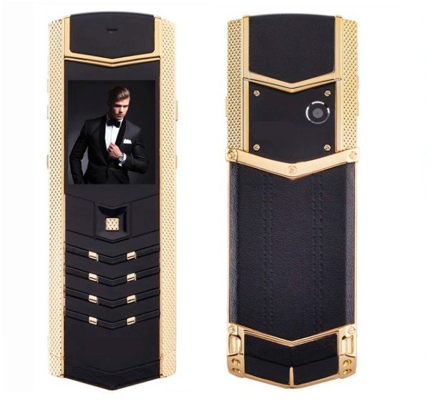 Акція на H-Mobile V1 (Hope V1) Black-Gold Vertu design від Stylus