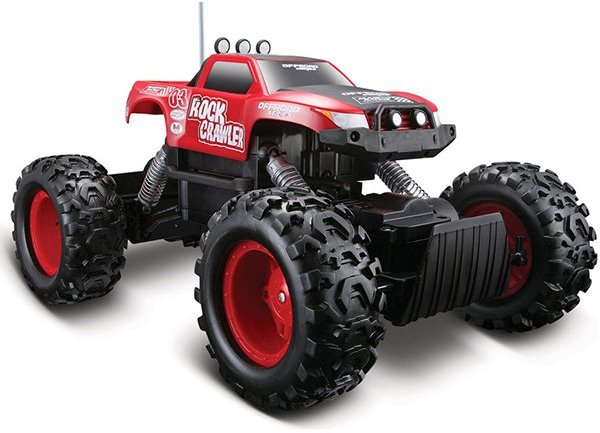 Акція на Радиоуправляемый автомобиль Maisto Rock Crawler Красный (81152 red) від Stylus