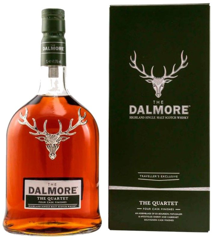 Акція на Виски Dalmore The Quartet, 1л 41.5%, в подарочной упаковке (BWQ5284) від Stylus