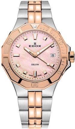 

Edox Delfin The Original Diver Date Lady 53020 357RM Ror