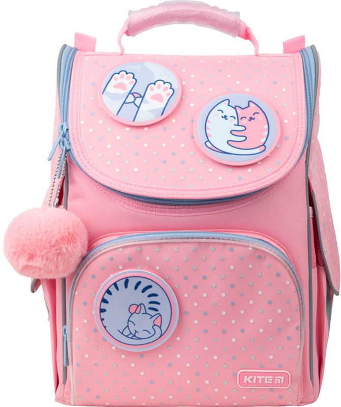 

Рюкзак школьный каркасный Kite Education Hugs&Kittens K22-501S-3 (LED)