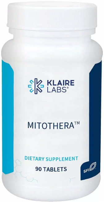 

Klaire Labs Mitothera Мітохондріальна формула з фосфатидилхолін і CoQ10 90 таблеток