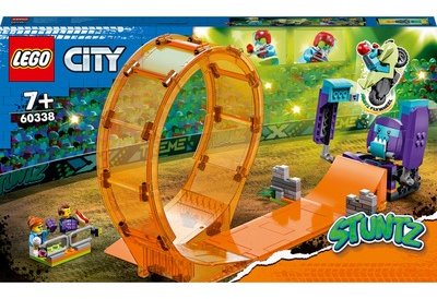 Акція на Конструктор Lego City Stuntz Каскадерська петля «Удар Шимпанзе» (60338) від Y.UA
