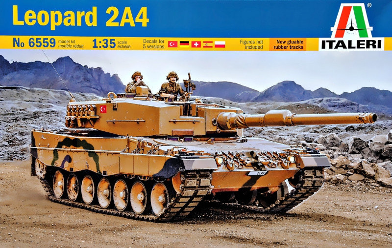 Акция на Танк Italeri Leopard 2A4 IT6559 от Y.UA