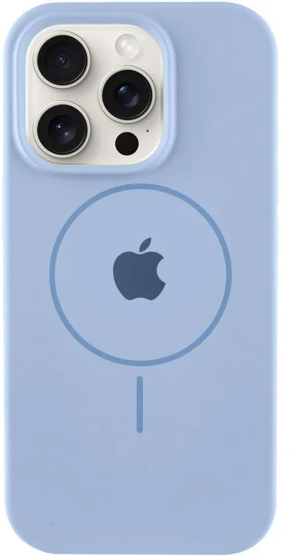 

Mobile Case Silicone Full Protective with MagSafe Lilac Blue для iPhone 15