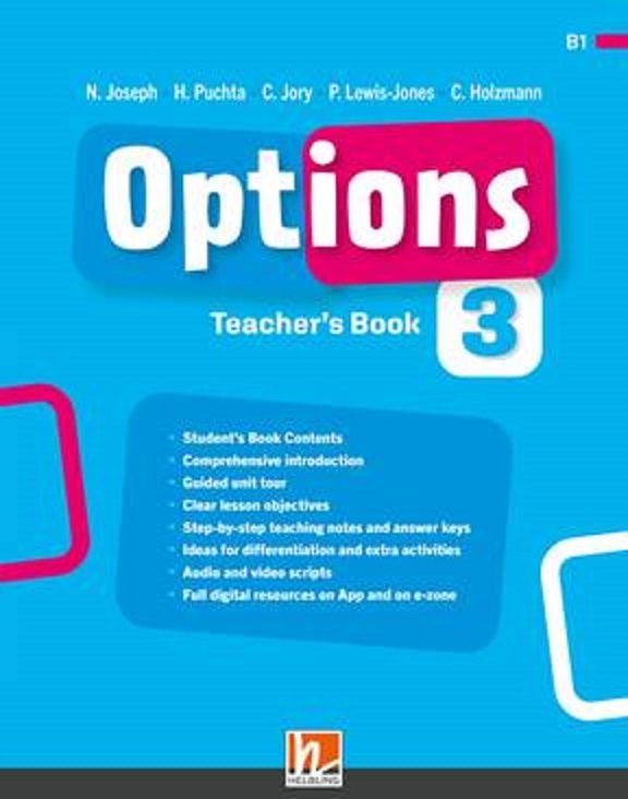 Акція на Options 3: Teacher's Book with Presentation Software and Digital Resources від Y.UA