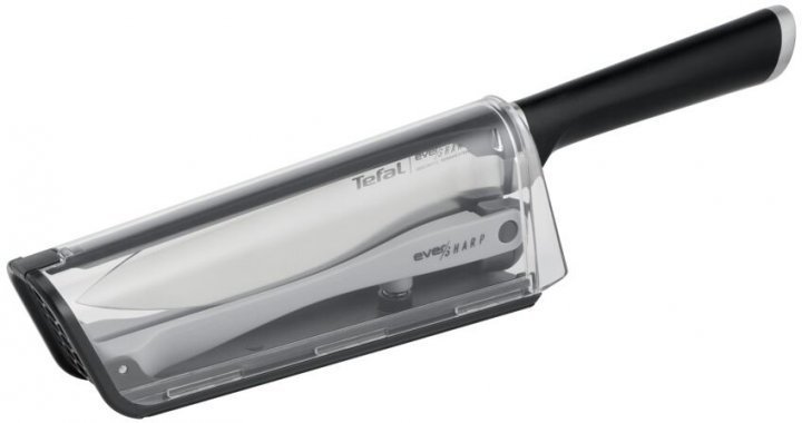 Акція на Нож Tefal Eversharp с чехлом-точилкой 16.5 см (K2569004) від Stylus