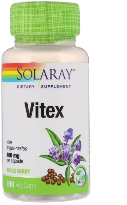 

Solaray, Vitex, 400 mg, 100 VegCaps (SOR-01645)