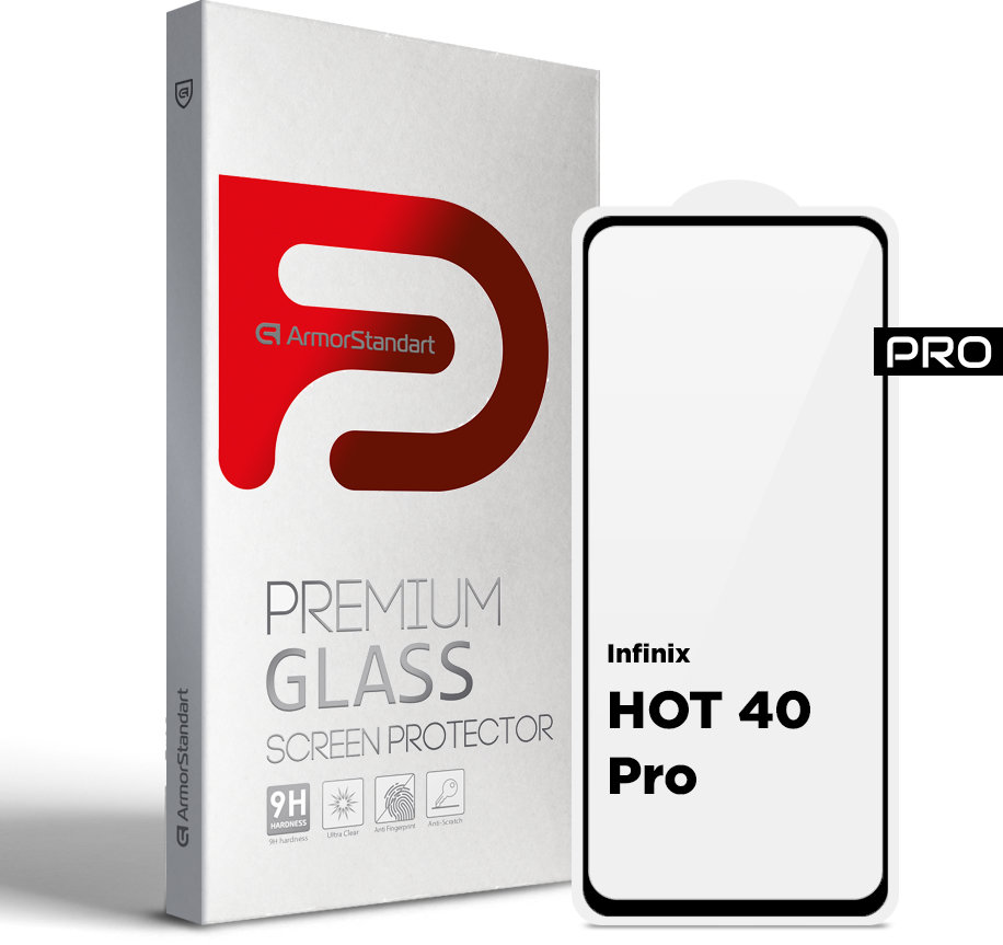 

ArmorStandart Tempered Glass Pro Black for Infinix Hot 40 Pro (ARM73828)