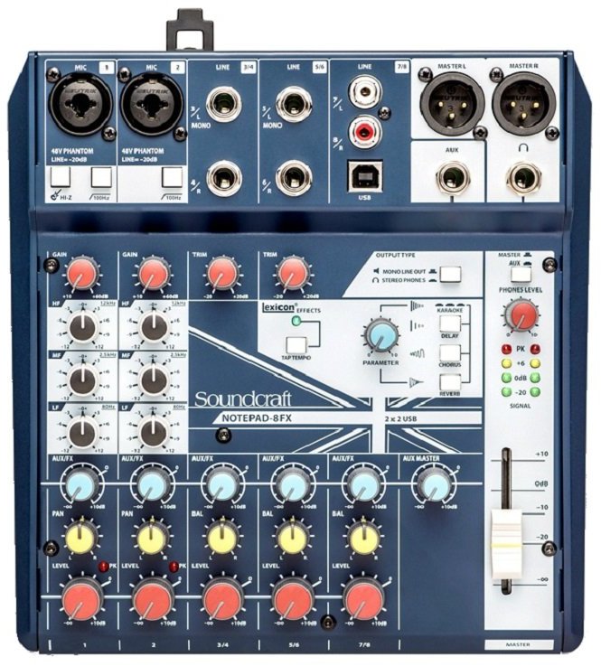 

Микшерный пульт Soundcraft Notepad-8FX