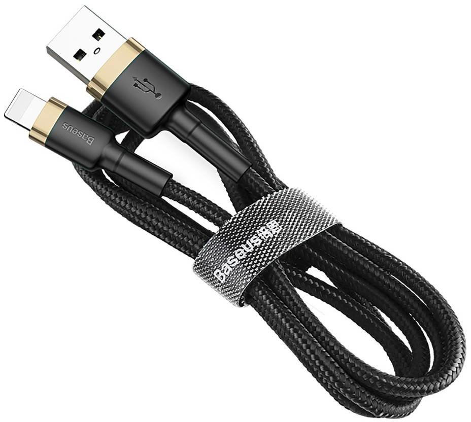 

Baseus Usb Cable to Lightning 2.4A 1m Gold/Black (CALKLF-BV1)