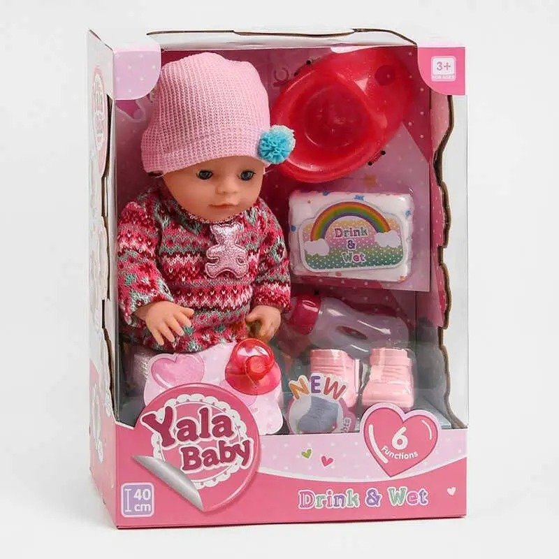 

Пупс Yala Baby Yl 1875 G 6 функций, с аксессуарами