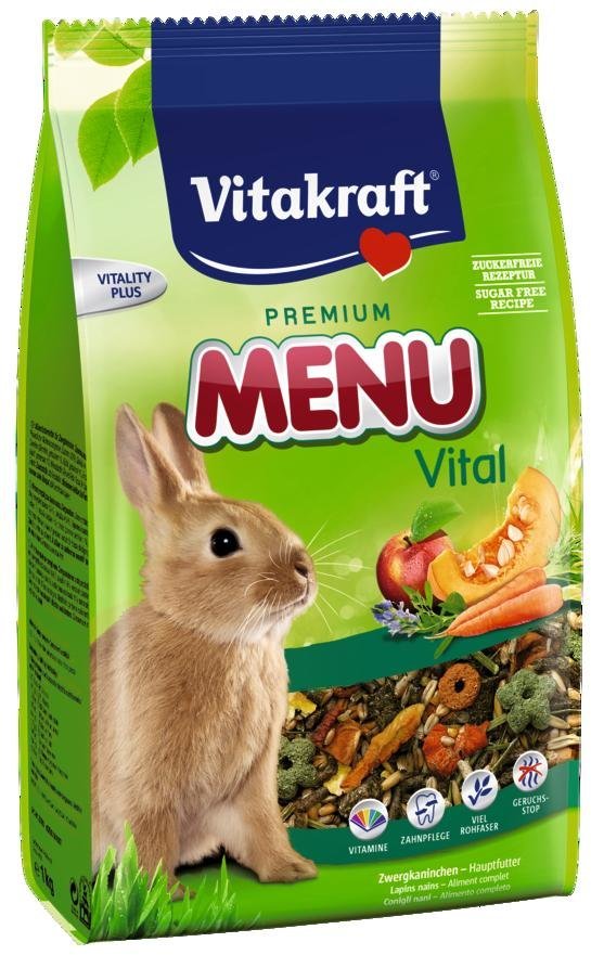 

Корм для кроликів Vitakraft Menu Vital 1 кг (4008239255808)