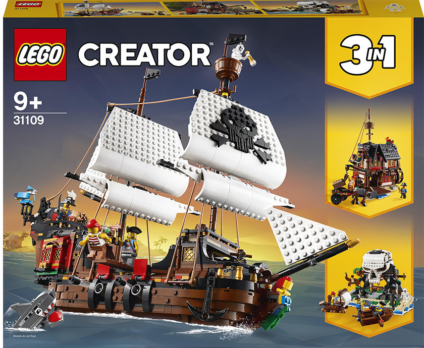 Акція на Lego Creator Піратський корабель (31109) від Y.UA