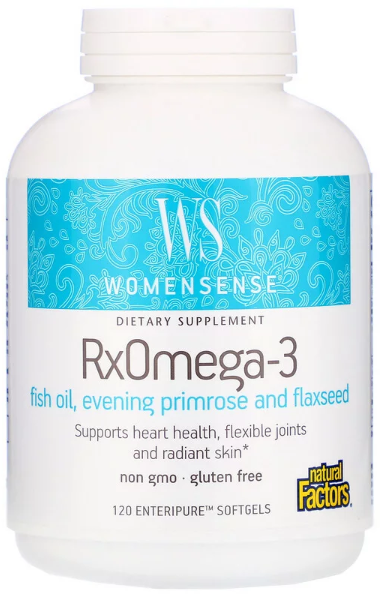 Акція на Natural Factors WomenSense RxOmega-3 120 Softgels (NFS-04913) від Stylus