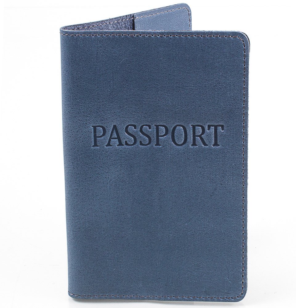 

Мужская обложка для документов Dnk Leather синяя (DNK-Pasport-Hcol-B)
