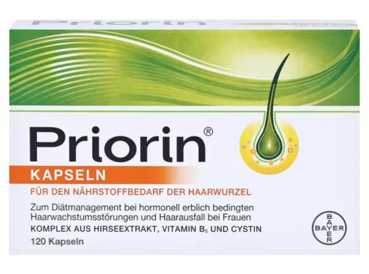

Priorin Bayer Пріорін від випадіння волосся 120 капсул