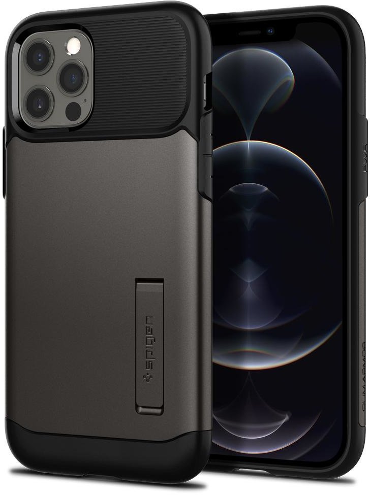 

Spigen Slim Armor Gunmetal (ACS01524) for iPhone 12/iPhone 12 Pro