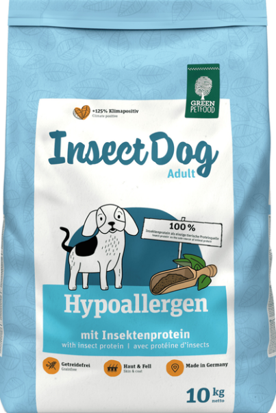 Акція на Сухой корм для собак Green Petfood InsectDog hypoallergen гипоаллергенный 10 кг (4032254748069) від Stylus