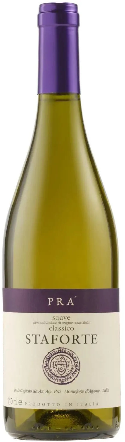 Акція на Вино Graziano Pra Soave Classico Staforte, белое сухое, 0.75л 12.5% (BDA1VN-VGR075-002) від Stylus